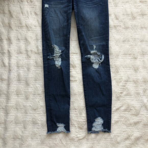 Madewell 9" High-Rise Distressed Skinny Jeans - Picture 3 of 8